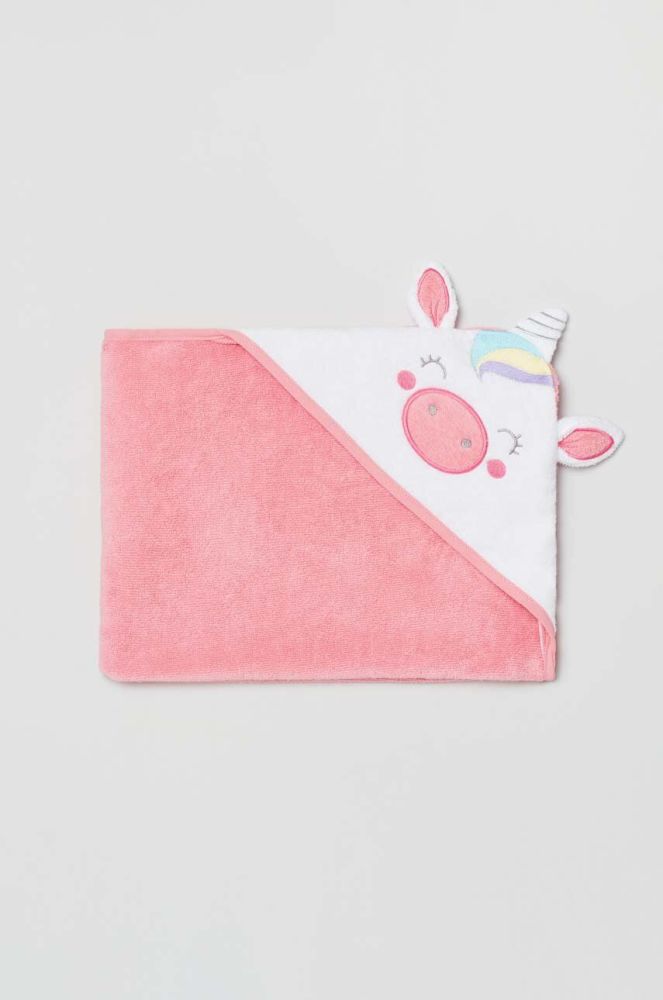 Рушник для немовляти OVS колір рожевий (3244150)