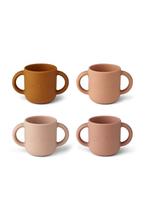 Дитячий кухлик Liewood 4-pack колір рожевий (3278611)