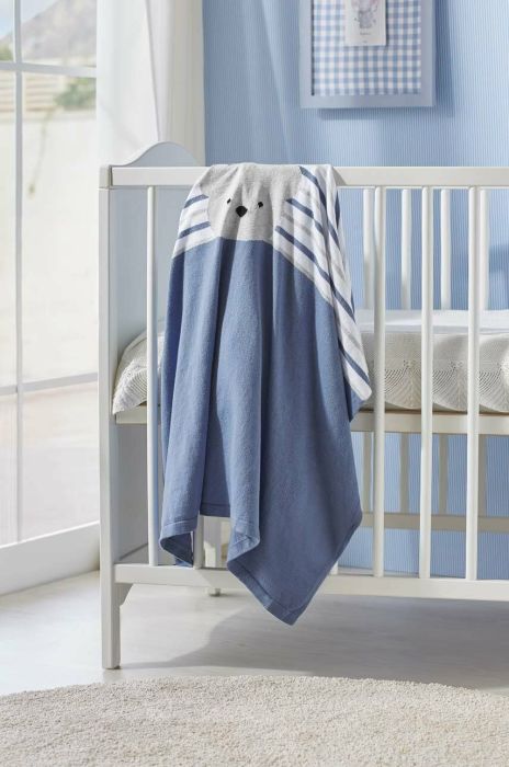 Дитяча ковдра Mayoral Newborn колір блакитний (2983140)