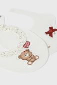 Дитячий слюнявчик Mayoral Newborn 2-pack колір бежевий (3057323)