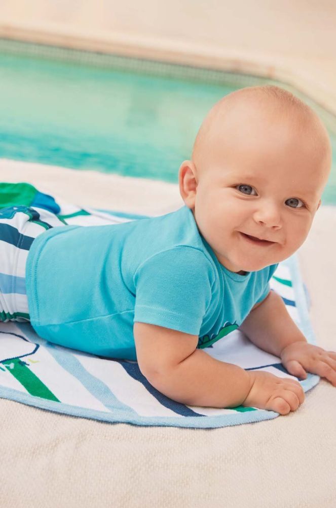 Рушник для немовляти Mayoral Newborn колір блакитний (3069111)