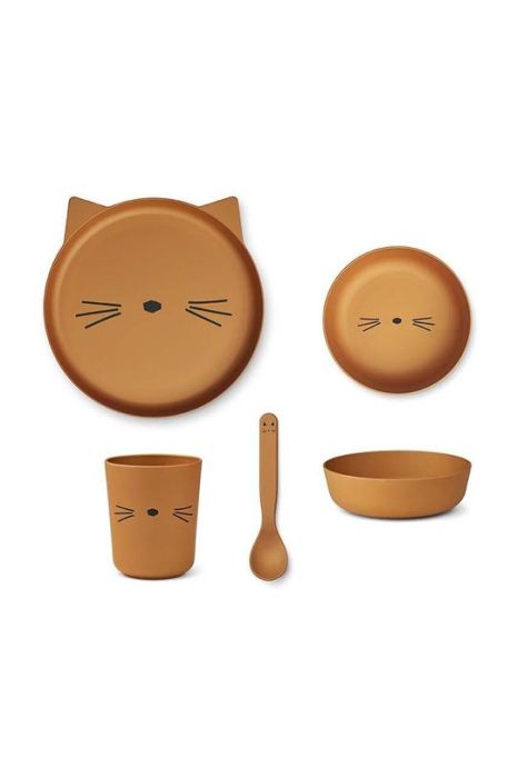 Обідній набір для дітей Liewood колір зелений (3679661)