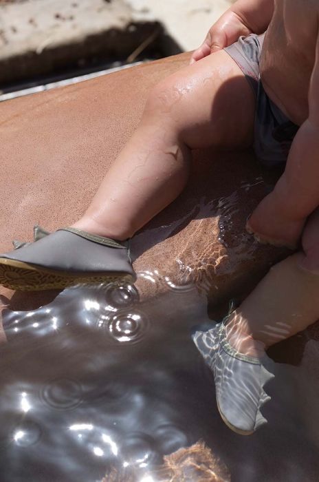 Дитяче водне взуття Konges Sl?jd колір зелений