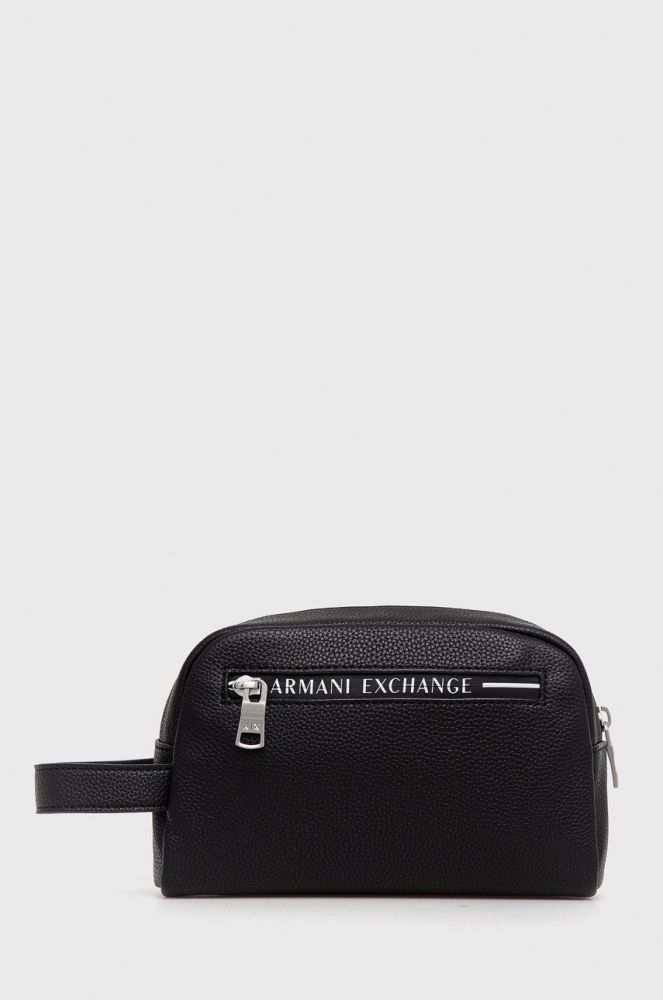 Косметичка Armani Exchange колір чорний