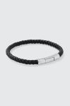 Шкіряний браслет BOSS чоловічий колір чорний (3175006)