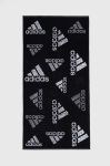 Бавовняний рушник adidas Performance колір чорний