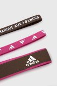 Тренувальні пов'язки adidas Performance 3-pack колір рожевий