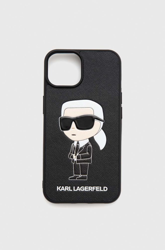 Чохол на телефон Karl Lagerfeld iPhone 14 колір чорний