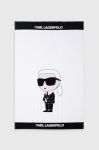 Бавовняний рушник Karl Lagerfeld колір білий