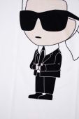 Бавовняний рушник Karl Lagerfeld колір білий