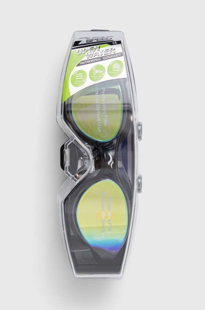 Окуляри для плавання Aqua Speed Vortex Mirror колір чорний фото 4