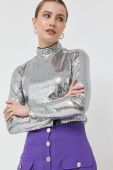 Блузка Morgan жіноча колір срібний візерунок