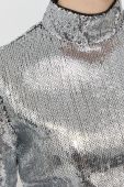 Блузка Morgan жіноча колір срібний візерунок