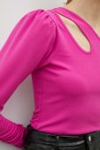 Блузка Gestuz жіноча колір рожевий однотонна (2869988)