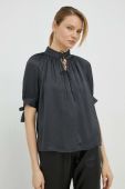Блузка Herskind жіноча колір сірий однотонна