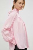 Блузка Herskind жіноча колір рожевий однотонна