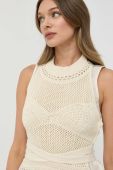 Топ Twinset колір бежевий