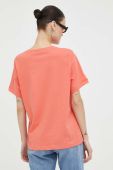 Бавовняна футболка Mustang колір помаранчевий (3314037)