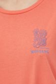Бавовняна футболка Mustang колір помаранчевий (3314037)