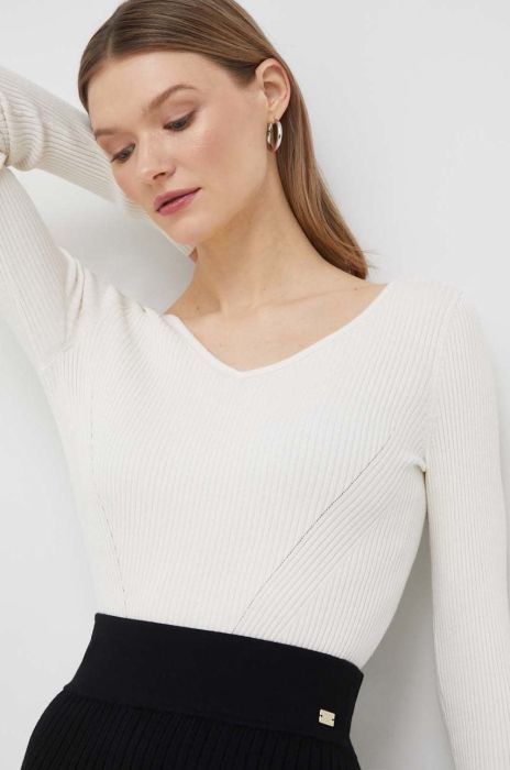 Светр Joop! жіноча колір бежевий однотонна