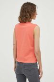 Бавовняний топ Mustang колір рожевий