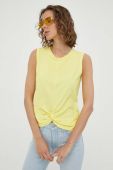 Бавовняний топ Mustang колір жовтий