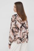 Блузка Dkny жіноча візерунок колір барвистий (3127368)