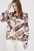 Блузка Dkny жіноча візерунок колір барвистий (3127368)