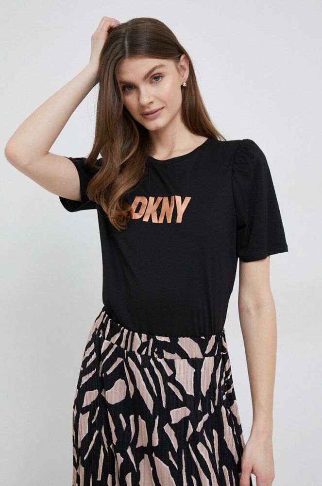 Футболка Dkny жіночий колір чорний (3115184)