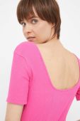 Футболка United Colors of Benetton жіночий колір рожевий (3354697)