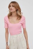 Футболка United Colors of Benetton жіночий колір рожевий (3306540)