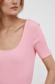 Футболка United Colors of Benetton жіночий колір рожевий (3306540)