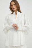 Блузка Bruuns Bazaar Viola Leah жіноча колір білий однотонна