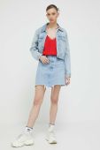 Топ Tommy Jeans жіночий колір червоний (3127397)