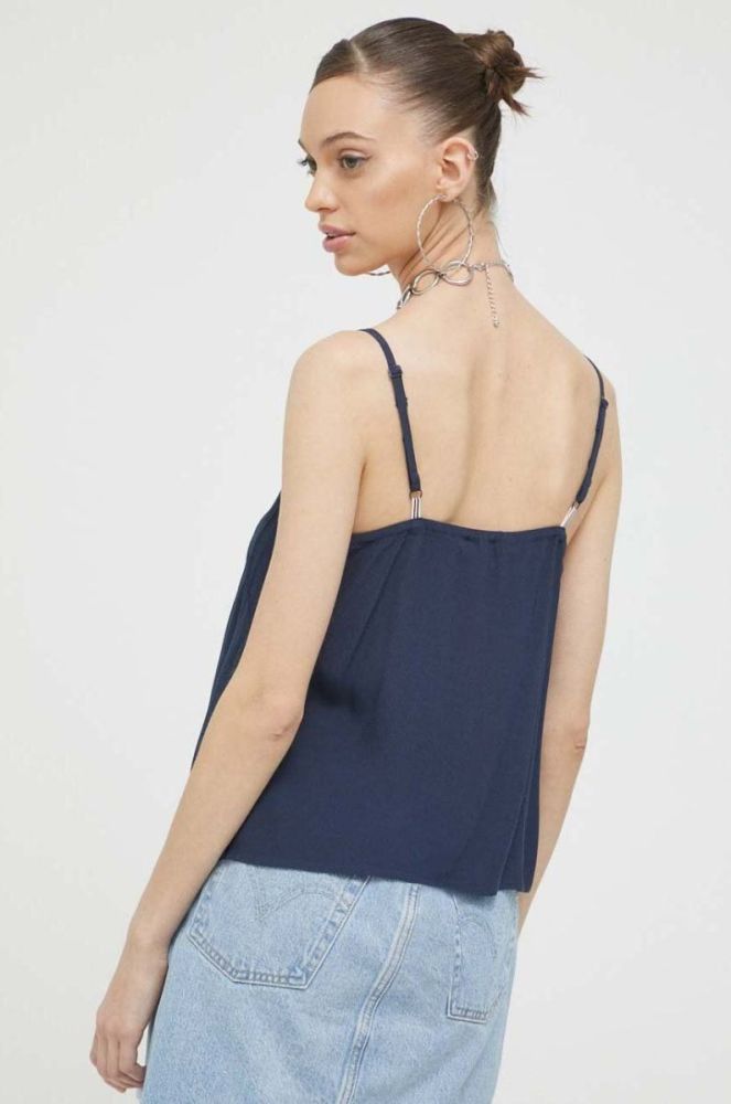 Топ Tommy Jeans жіночий колір синій (3127392) фото 3
