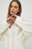 Сорочка Samsoe Samsoe жіноча колір бежевий