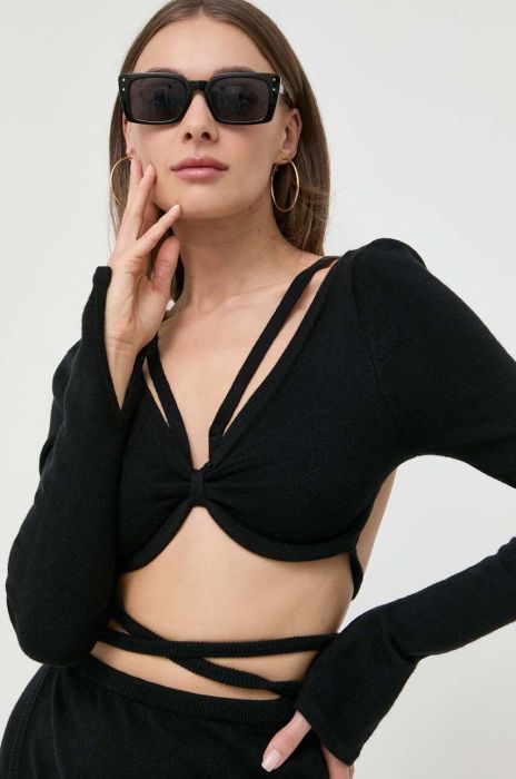 Топ For Love & Lemons колір чорний