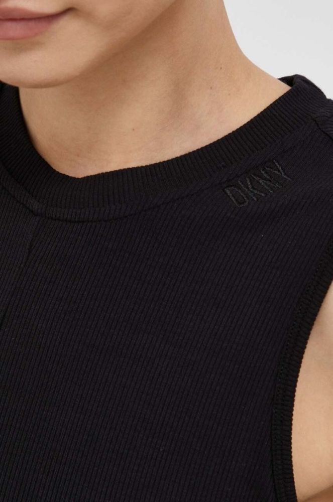 Топ Dkny жіночий колір чорний (3229157) фото 5