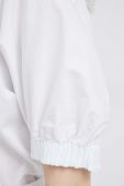 Блузка Deha жіноча колір білий однотонна