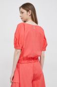 Блузка Deha жіноча колір помаранчевий однотонна