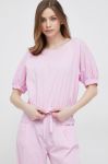 Блузка Deha жіноча колір рожевий однотонна (3130832)