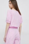 Блузка Deha жіноча колір рожевий однотонна (3130832)