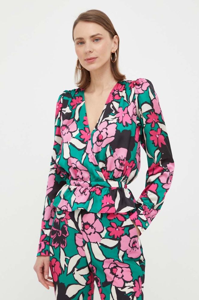 Блузка Morgan жіноча візерунок колір барвистий (3247023)