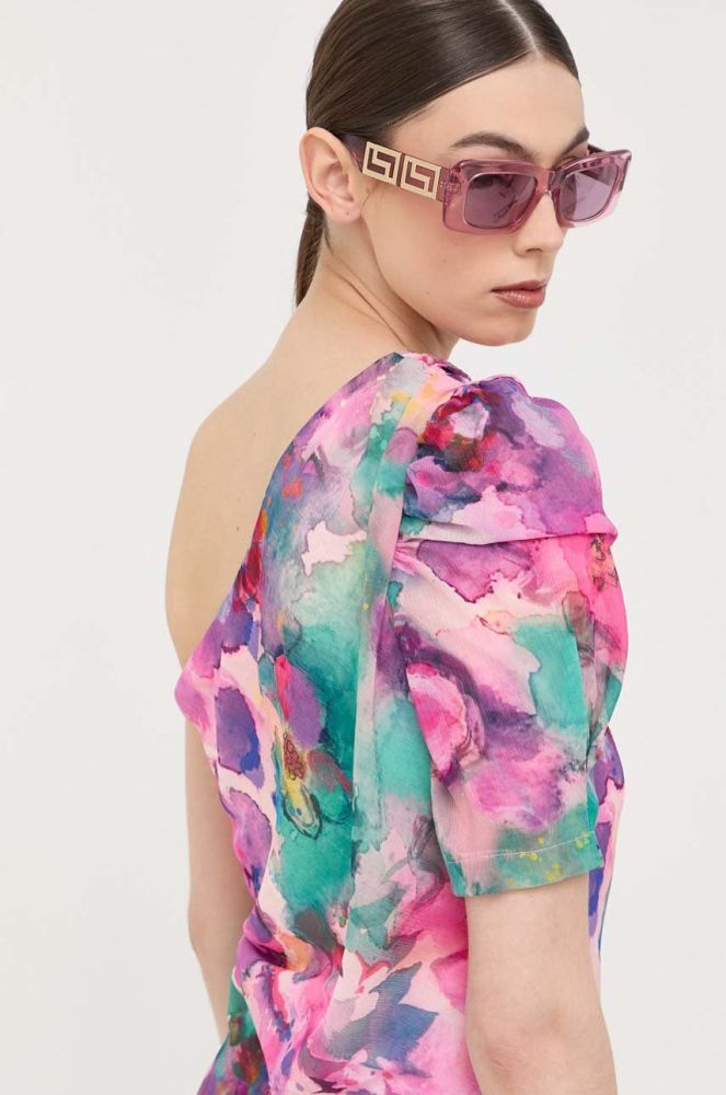 Блузка Morgan жіноча візерунок колір барвистий (3297402)