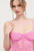 Топ Bardot колір рожевий