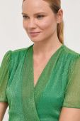 Блузка Morgan жіноча колір зелений візерунок (3360911)