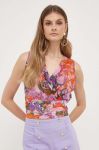 Топ Morgan колір фіолетовий візерунок