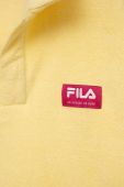 Дитяче бавовняне поло Fila колір жовтий