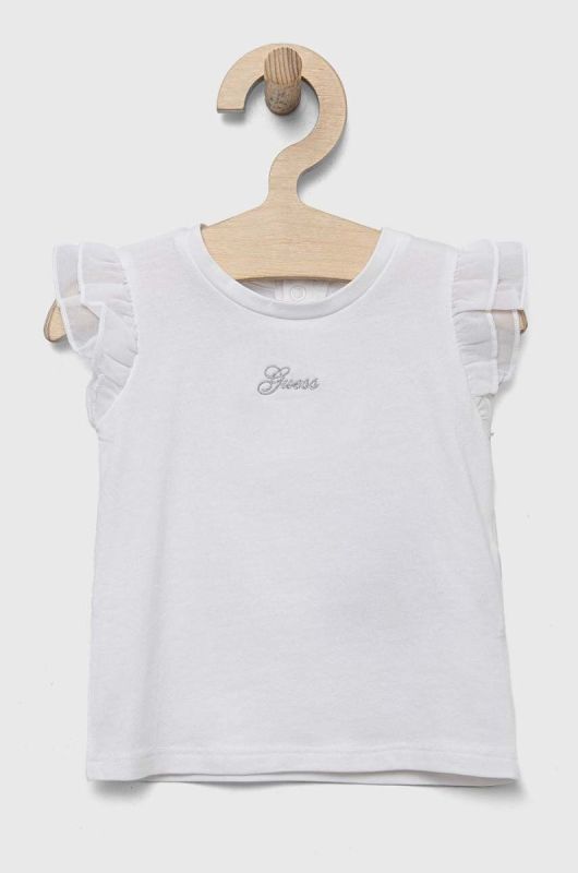 Дитяча футболка Guess колір білий (3219983)