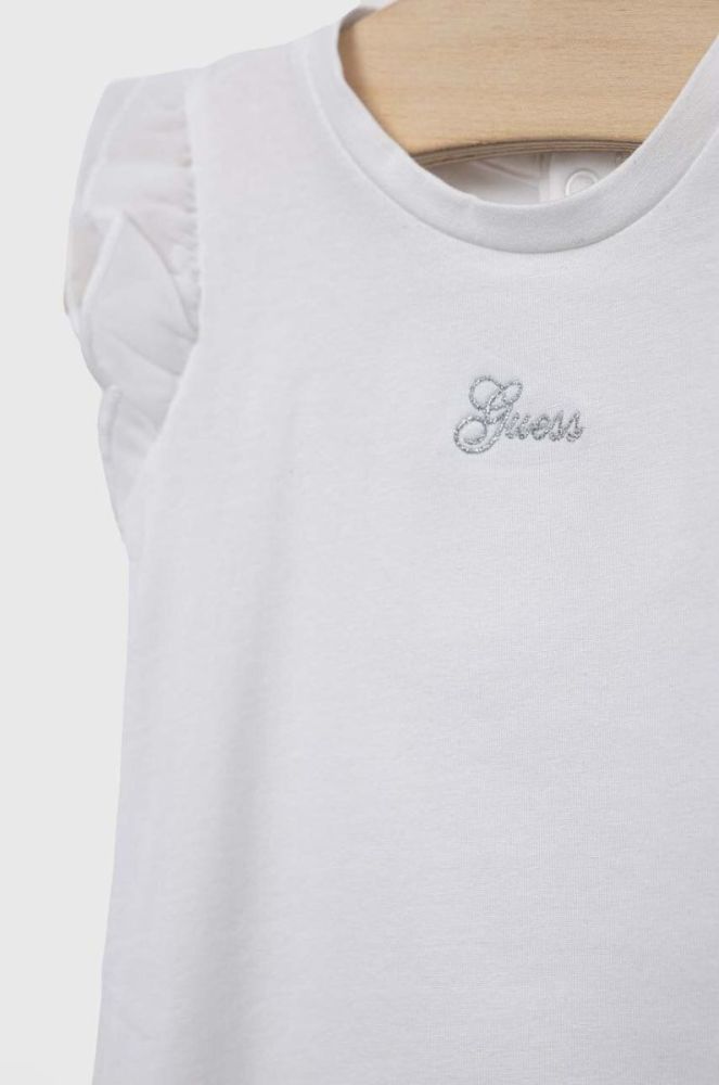 Дитяча футболка Guess колір білий (3219983) фото 3